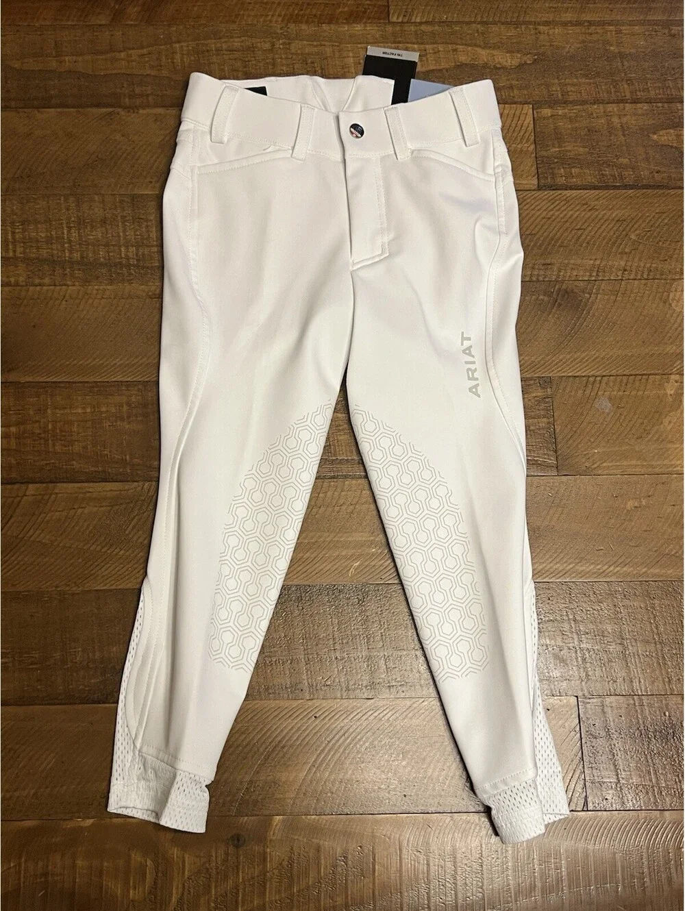 ARIAT Kids Tri Factor Grip Knee Patch Breech Equestrian Riding Pant YOUTH Size 7